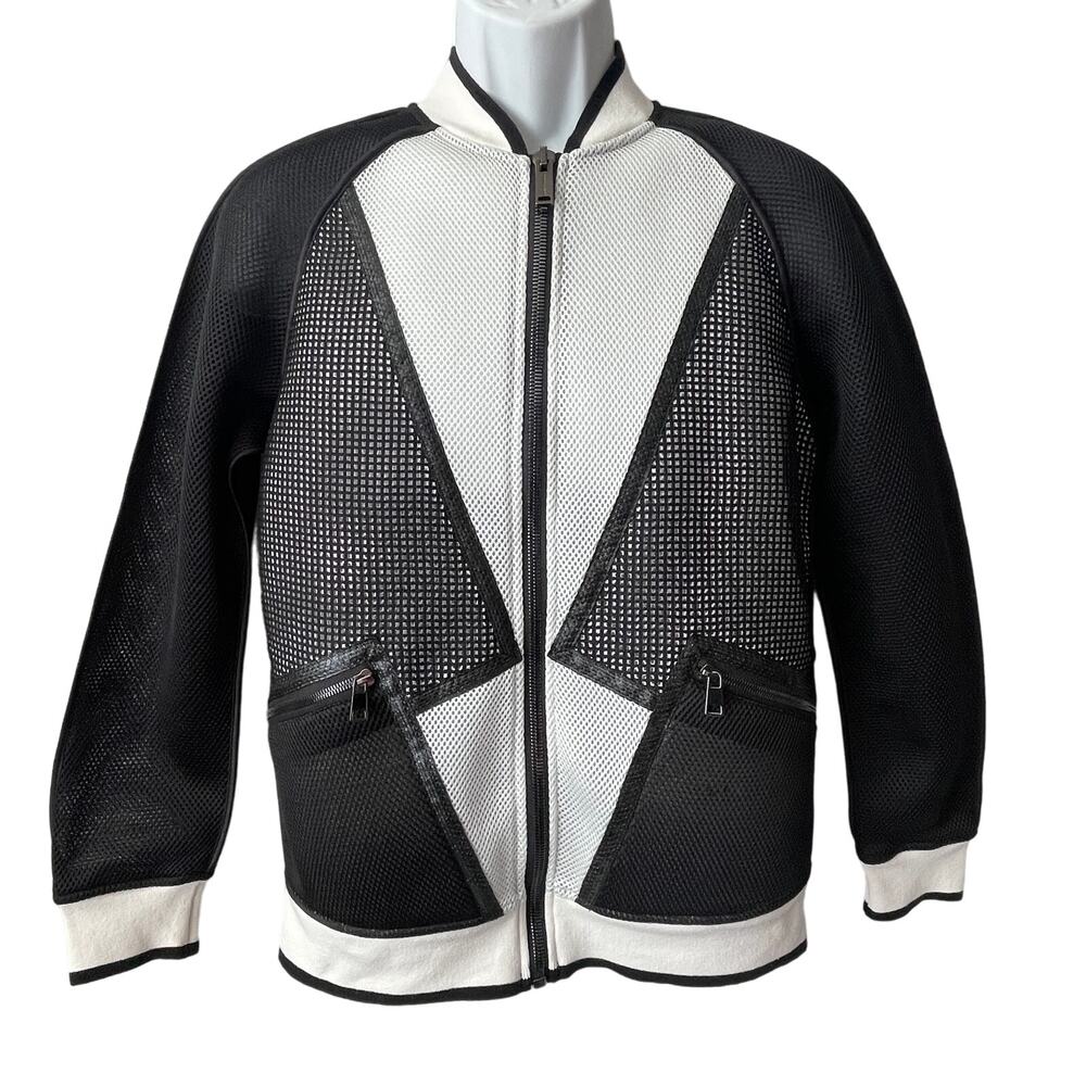 Harrison Wong Color Block Spacer Mesh Jacket Size… - image 1